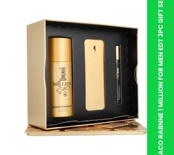 PACO RABNNE 1 MILLION FOR MEN EDT 3PC GIFT SET