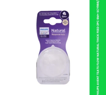 PHILIPS AVENT TEATS FLOW NATURAL THICK FEED 2PC 6M+ SCY966/2