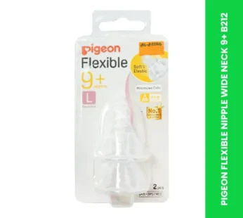 PIGEON FLEXIBLE NIPPLE WIDE NECK 9+ B212