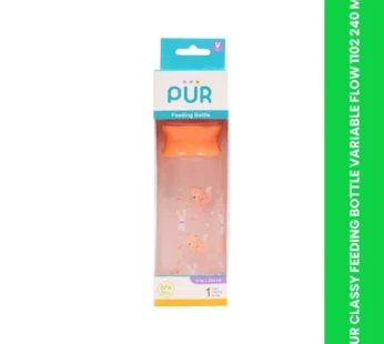 PUR CLASSY FEEDING BOTTLE VARIABLE FLOW 1102 240 ML