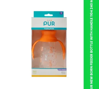 PUR NEW BORN FEEDER BOTTLE WITH HANDLE 1104 240 ML