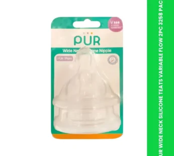 PUR WIDE NECK SILICONE TEATS VARIABLE FLOW 2PC 3258 PACK