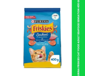 PURINA FRISKIES CAT FOOD ADULT SEAFOOD SENSATION 400 GM