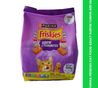 PURINA FRISKIES CAT FOOD ADULT SURFIN TURFIN 400 GM