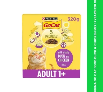 PURINA GO CAT FOOD DUCK & CHICKEN MIX 1+YEARS 320 GM