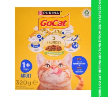 PURINA GO CAT HERRING AND TUNA 5 PROMISES 1+YEARS 320 GM