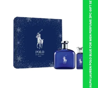 RALPH LAUREN POLO BLUE FOR MEN PERFUME 2PC GIFT SET