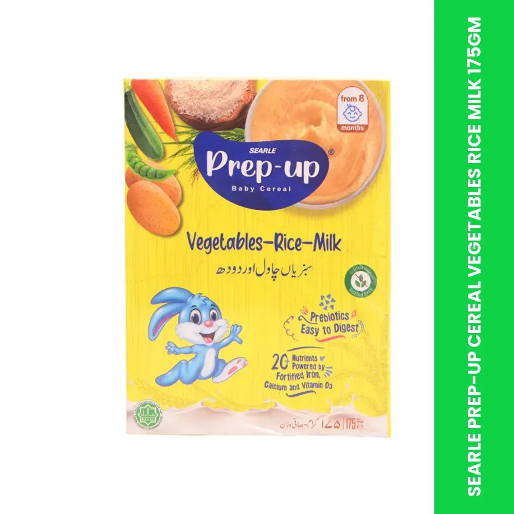 searle prep up cereal vegetables rice milk 175gm themed