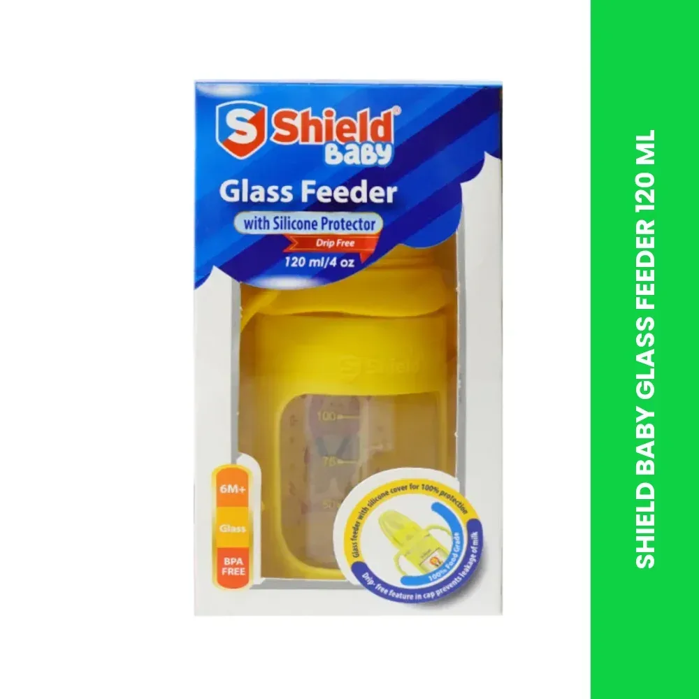 shield baby glass feeder 120 ml themed 1