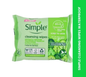 SIMPLE CLEANSING WIPES WATERPROOF