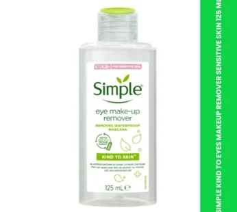 SIMPLE KIND TO EYES MAKEUP REMOVER SENSITIVE SKIN 125 ML