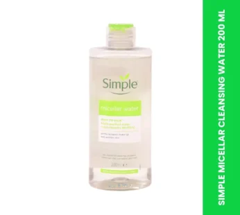 SIMPLE MICELLAR CLEANSING WATER 200 ML