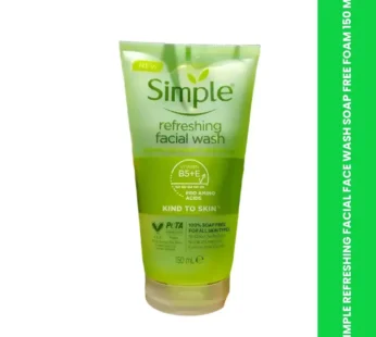 SIMPLE REFRESHING FACIAL FACE WASH SOAP FREE FOAM 150 ML