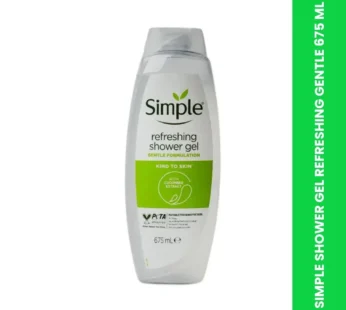 SIMPLE SHOWER GEL REFRESHING GENTLE 675 ML