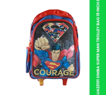 SUA22101 SIMBA SUPER MAN TROLLEY BAG 18 INCH D