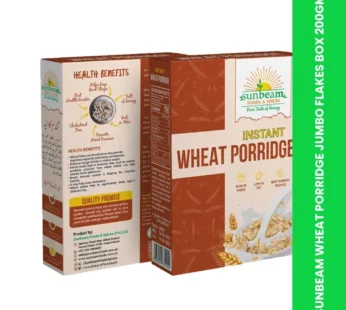 SUNBEAM WHEAT PORRIDGE JUMBO FLAKES BOX 200GM