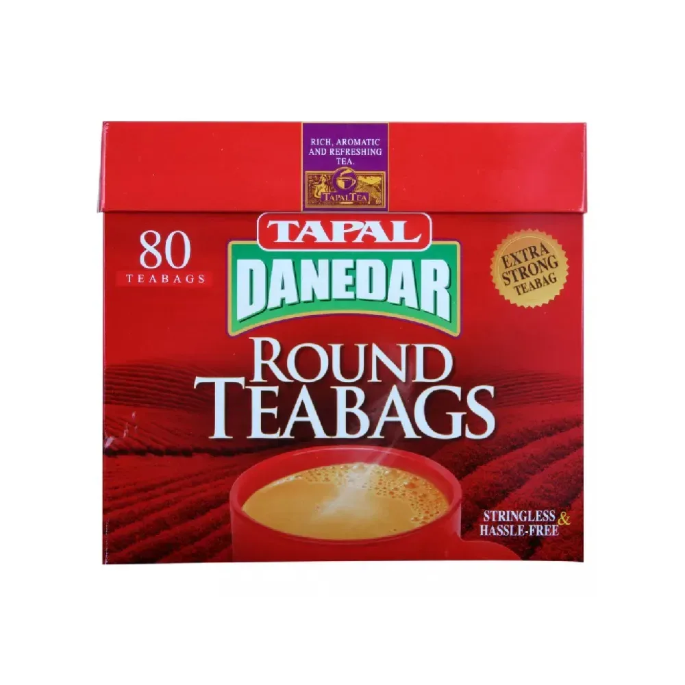 TAPAL DANEDAR 80 ROUND TEA BAGS 200 GM 3 TAPAL DANEDAR 80 ROUND TEA BAGS 200 GM