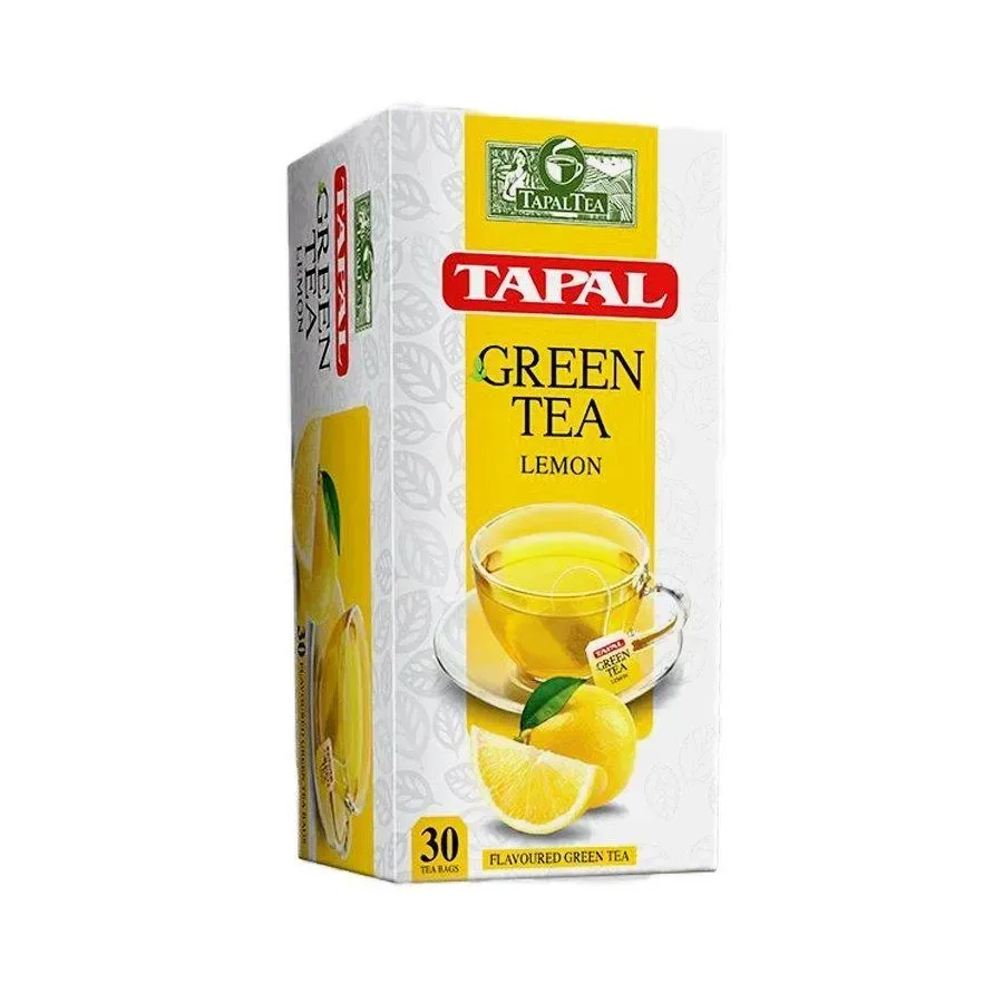 TAPAL GREEN TEA BAGS LEMON 30 BAGS 45 GM 3 TAPAL GREEN TEA BAGS LEMON 30 BAGS 45 GM