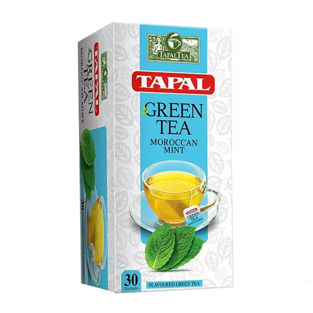TAPAL GREEN TEA MOROCCAN MINT 30 BAG 45 GM 3 TAPAL GREEN TEA MOROCCAN MINT 30 BAG 45 GM