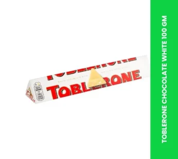 TOBLERONE CHOCOLATE WHITE 100 GM