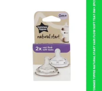 TOMMEE TIPPEE NATURAL START VARI FLOW SOFT TEAT 0M+ 2PCS