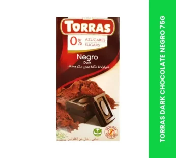TORRAS DARK CHOCOLATE NEGRO 75G