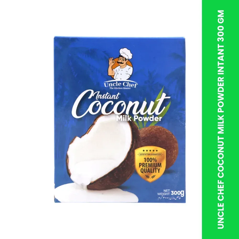 uncle chef coconut milk powder intant 300 gm themed