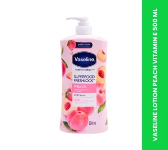 VASELINE LOTION PEACH VITAMIN E 500 ML