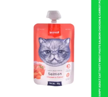 WANPY ADULT CAT TASTY MEAT PASTE SALMON CHICKEN & CARROT POU