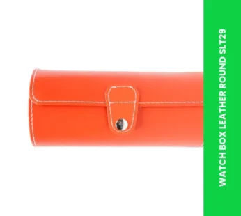 WATCH BOX LEATHER ROUND SLT29