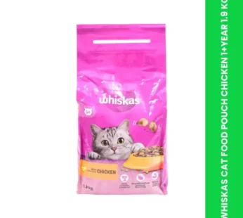 WHISKAS CAT FOOD POUCH CHICKEN 1+YEAR 1.9 KG