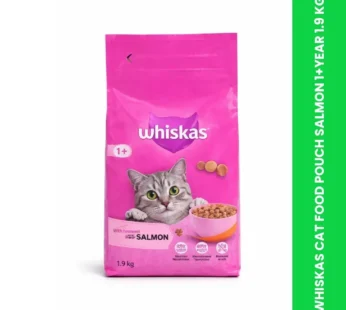 WHISKAS CAT FOOD POUCH SALMON 1+YEAR 1.9 KG
