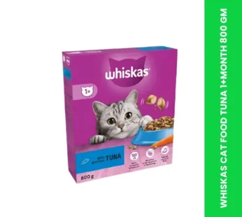 WHISKAS CAT FOOD TUNA 1+MONTH 800 GM