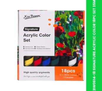 XBW0614-18 SIGNATURE ACRYLIC COLOR 18PC SET 35ML