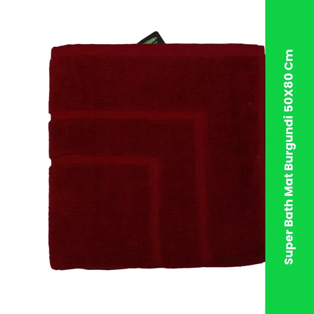 super bath mat burgundi 50x80 cm themed