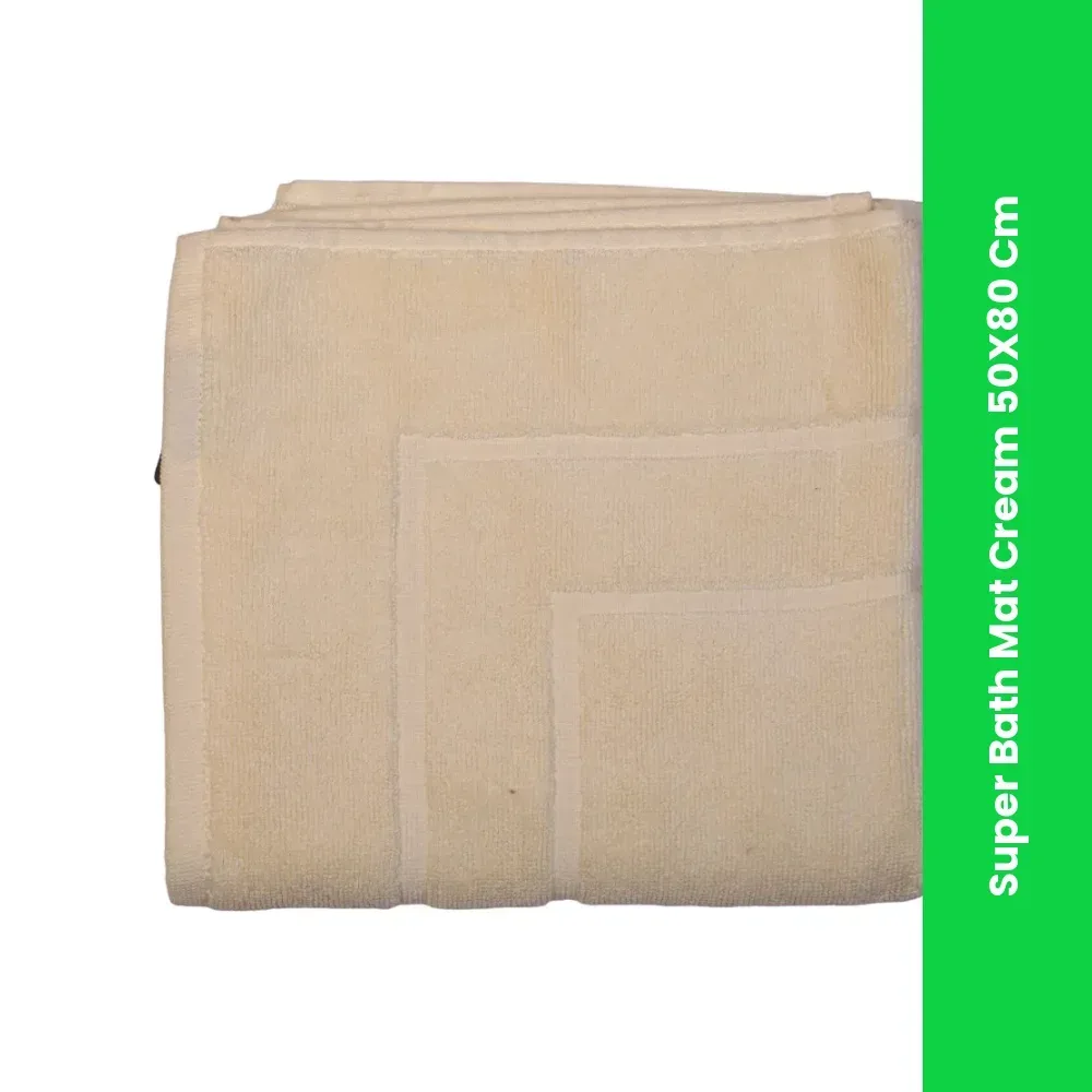 super bath mat cream 50x80 cm themed