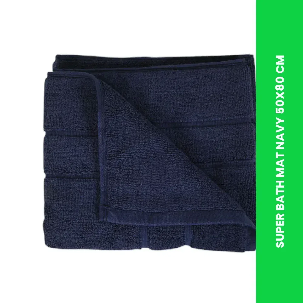 super bath mat navy 50x80 cm themed