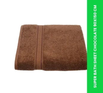 SUPER BATH SHEET CHOCOLATE 90X150 CM