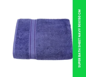 SUPER BATH SHEET NAVY 90X150 CM