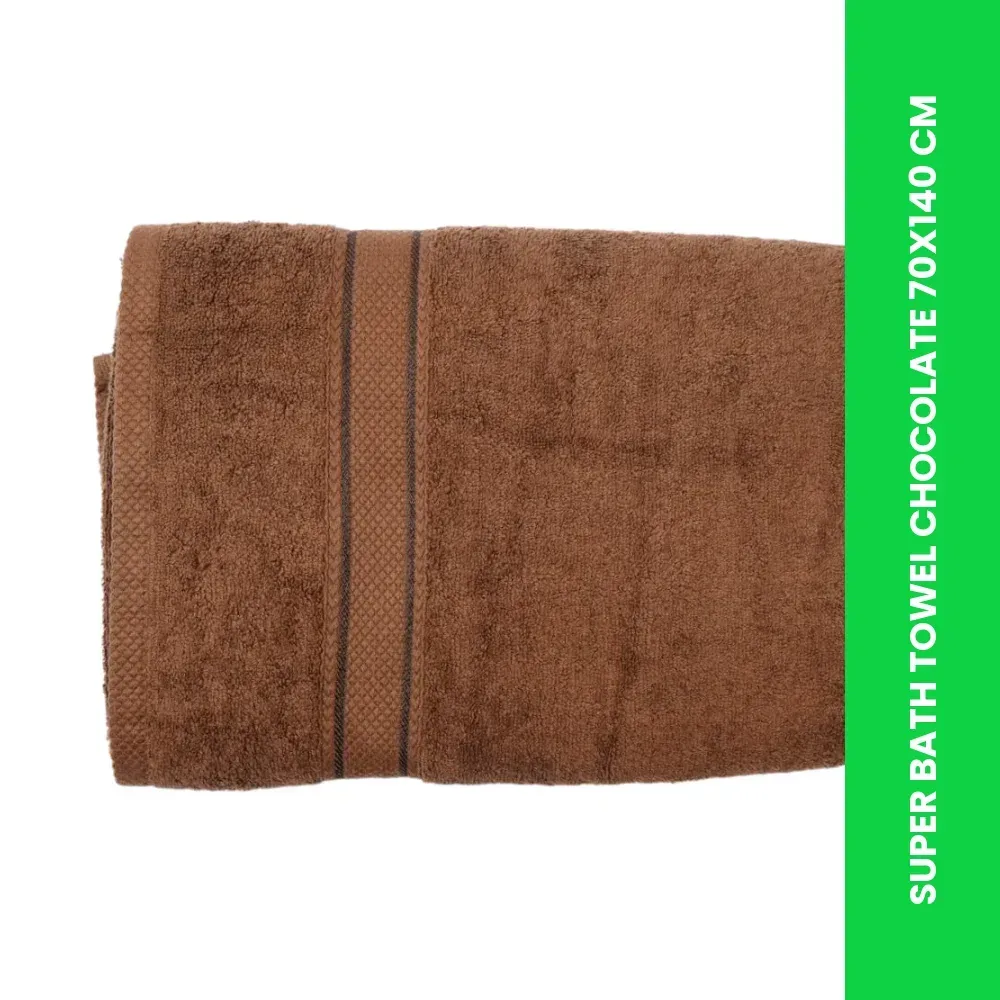 SUPER BATH TOWEL CHOCOLATE 70X140 CM 1 SUPER BATH TOWEL CHOCOLATE 70X140 CM