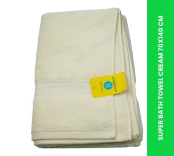 SUPER BATH TOWEL CREAM 70X140 CM