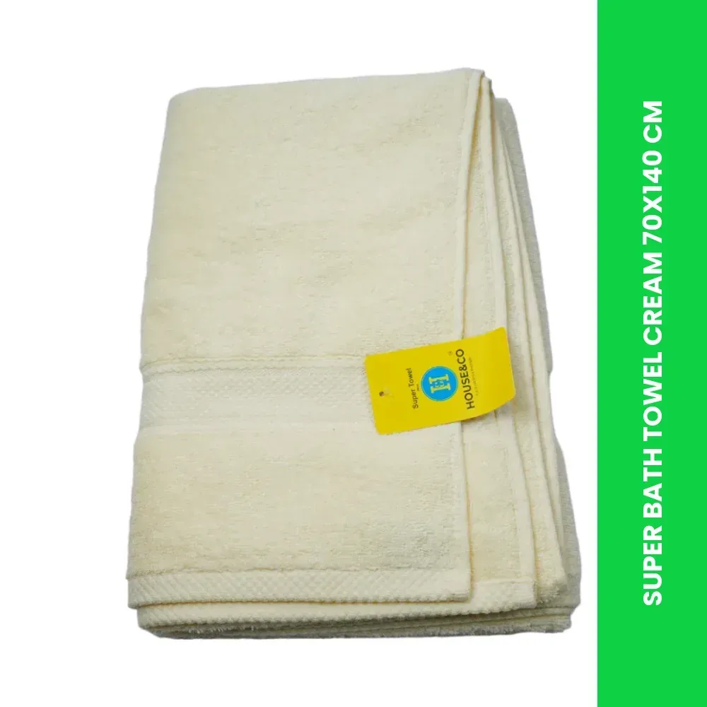 SUPER BATH TOWEL CREAM 70X140 CM 1 SUPER BATH TOWEL CREAM 70X140 CM