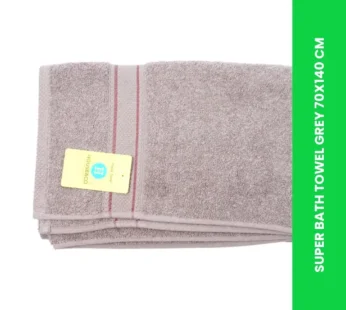 SUPER BATH TOWEL GREY 70X140 CM