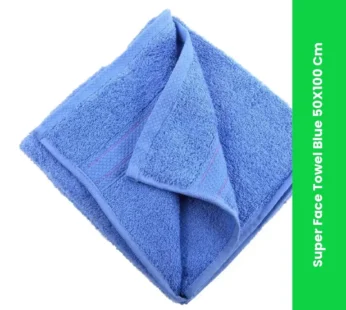 Super Face Towel Blue 50X100 Cm