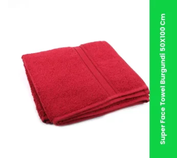 Super Face Towel Burgundi 50X100 Cm
