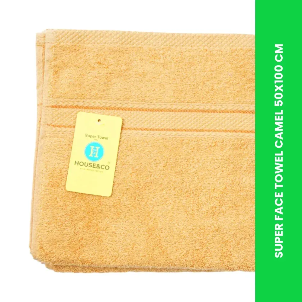 super face towel camel 50x100 cm themed